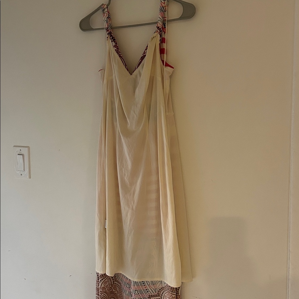 Kelly Diane Elegant orange and white Maxi Dress - Picture 10 of 13